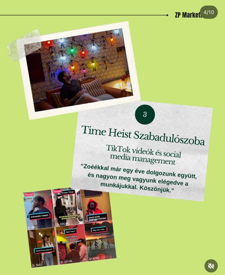 Time Heist Szabadulószoba — visszajelzés