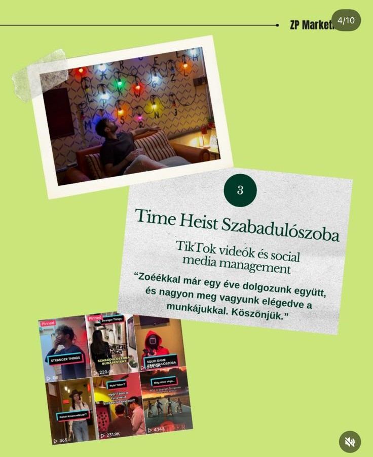 Time Heist Szabadulószoba — visszajelzés